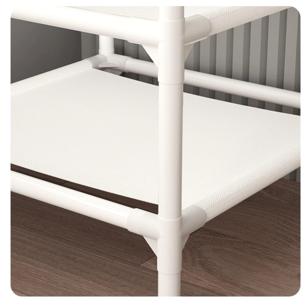 CORNER CLOTH RACK WHITE