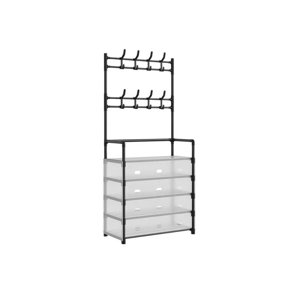 SHOE & HAT ORGANIZER WHITE