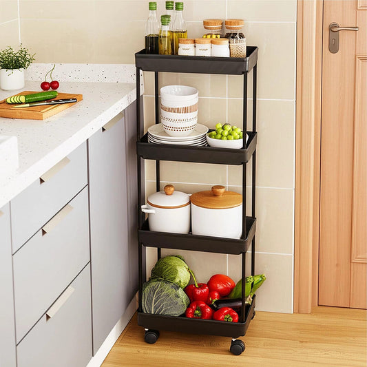 4 LAYER STORAGE TROLLEY