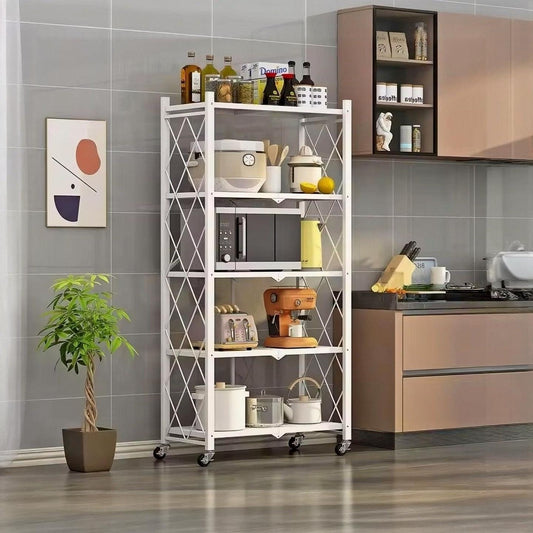 5 METAL RACK WHITE