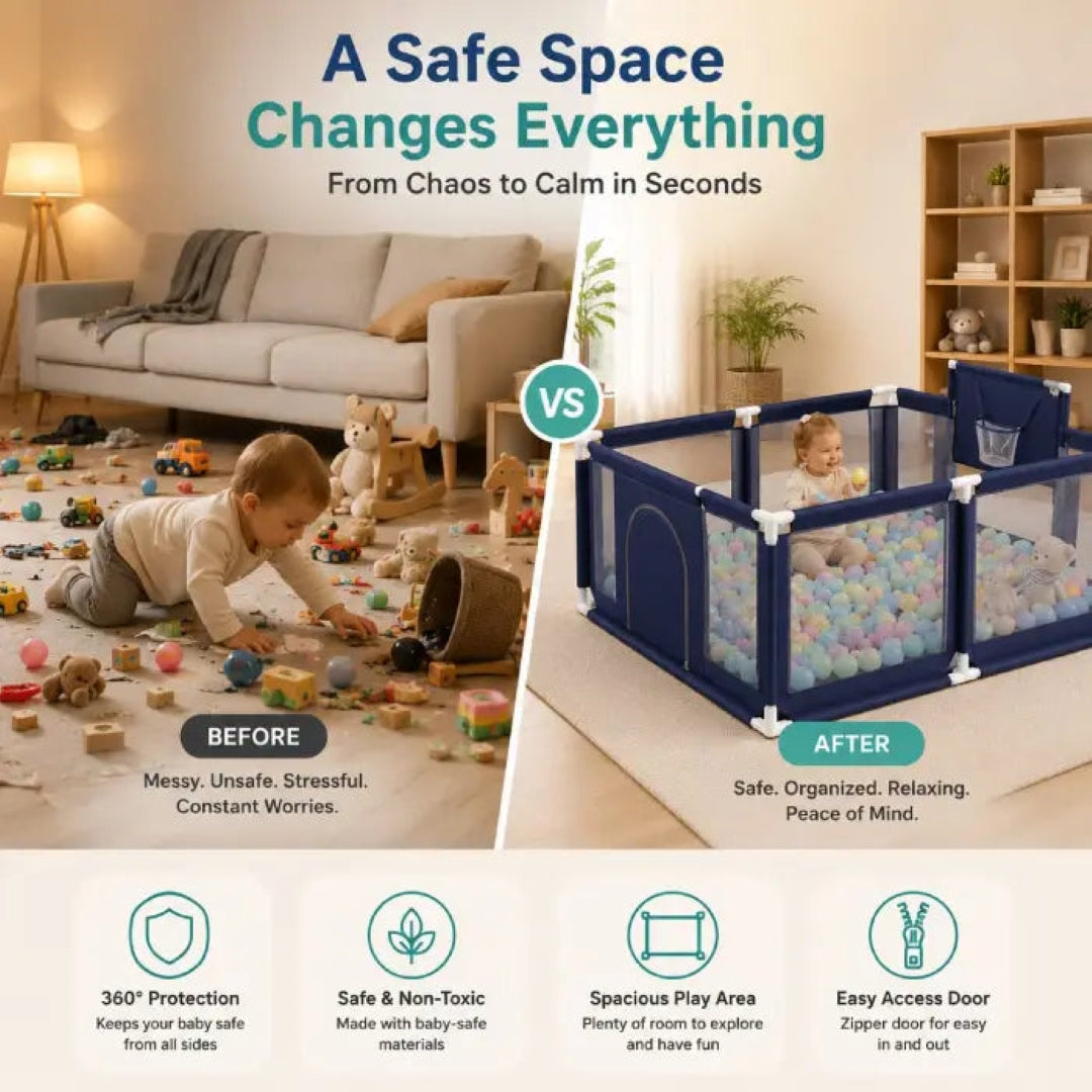 CHILDRENCE PLAYPEN 1.26 x 1.26 M