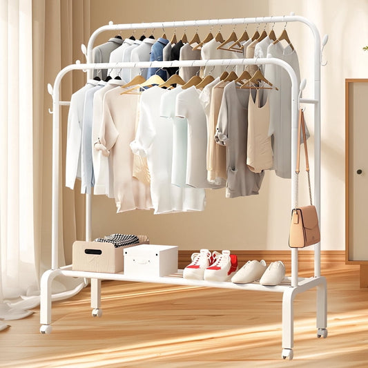 DOUBLE CLOTH HANGER WHITE