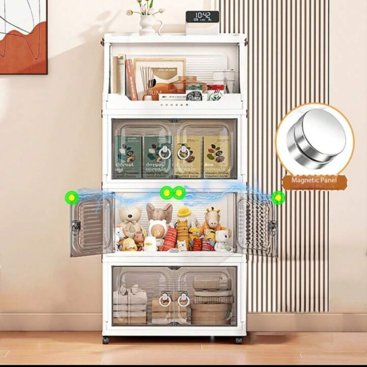 FOLDABLE PLASTIC STORAGE 37 CM