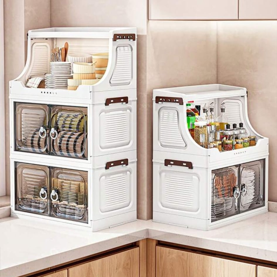 FOLDABLE PLASTIC STORAGE 37 CM
