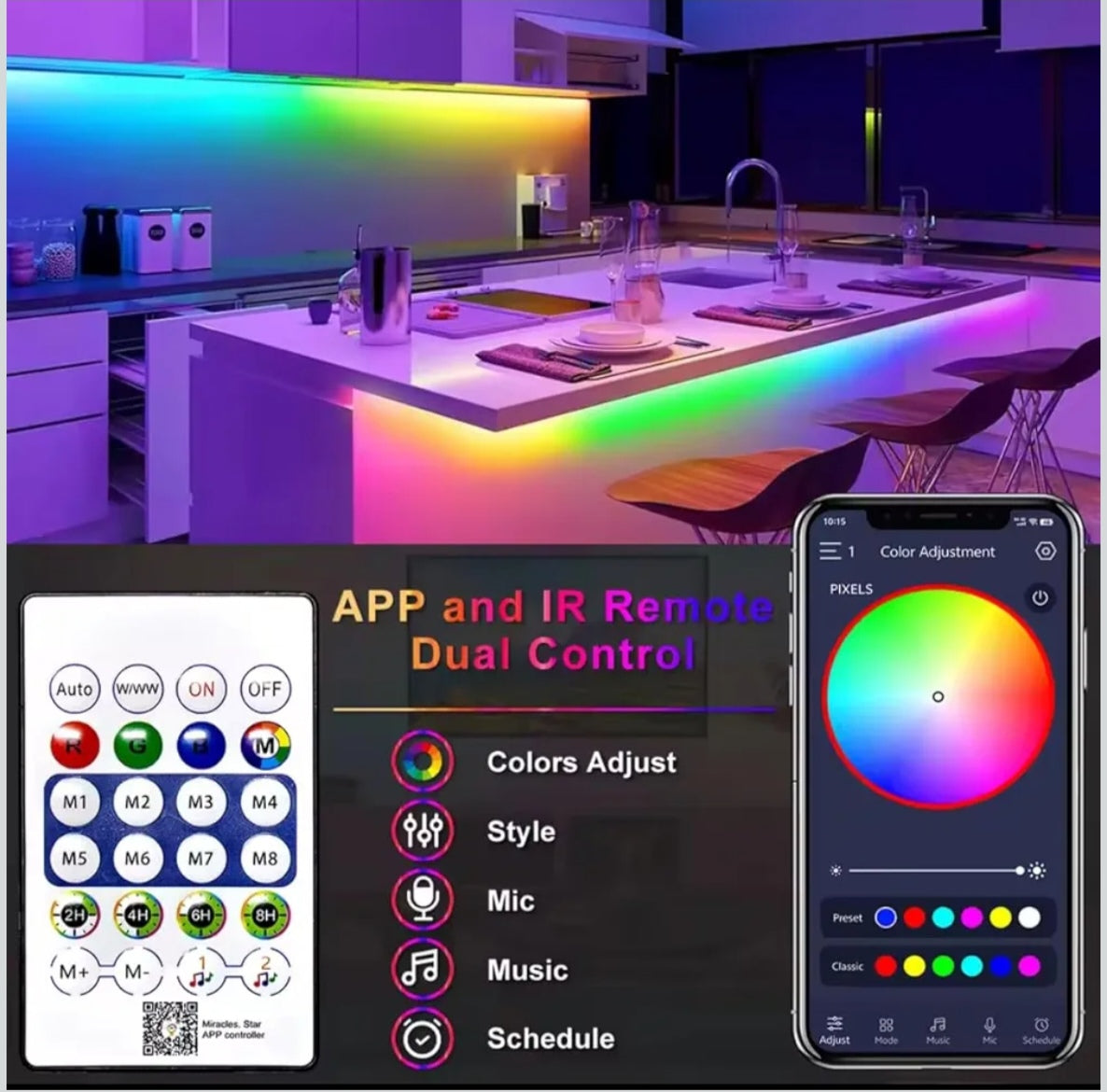 LED Neon Rope Light (5M)