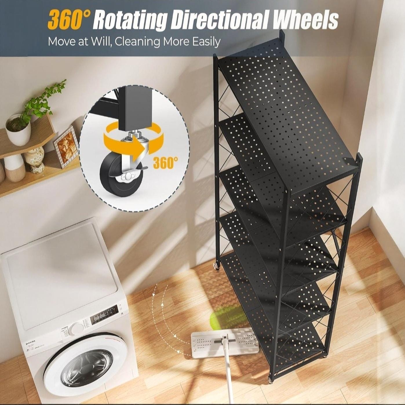 METAL RACK BLACK
