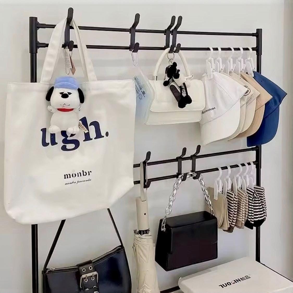 SHOE & HAT ORGANIZER BLACK