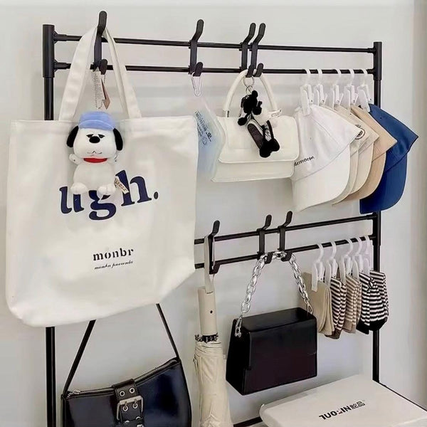 SHOE & HAT ORGANIZER BLACK