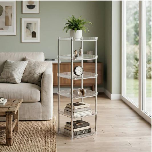 SIMPLE GLASS SHOE RACK