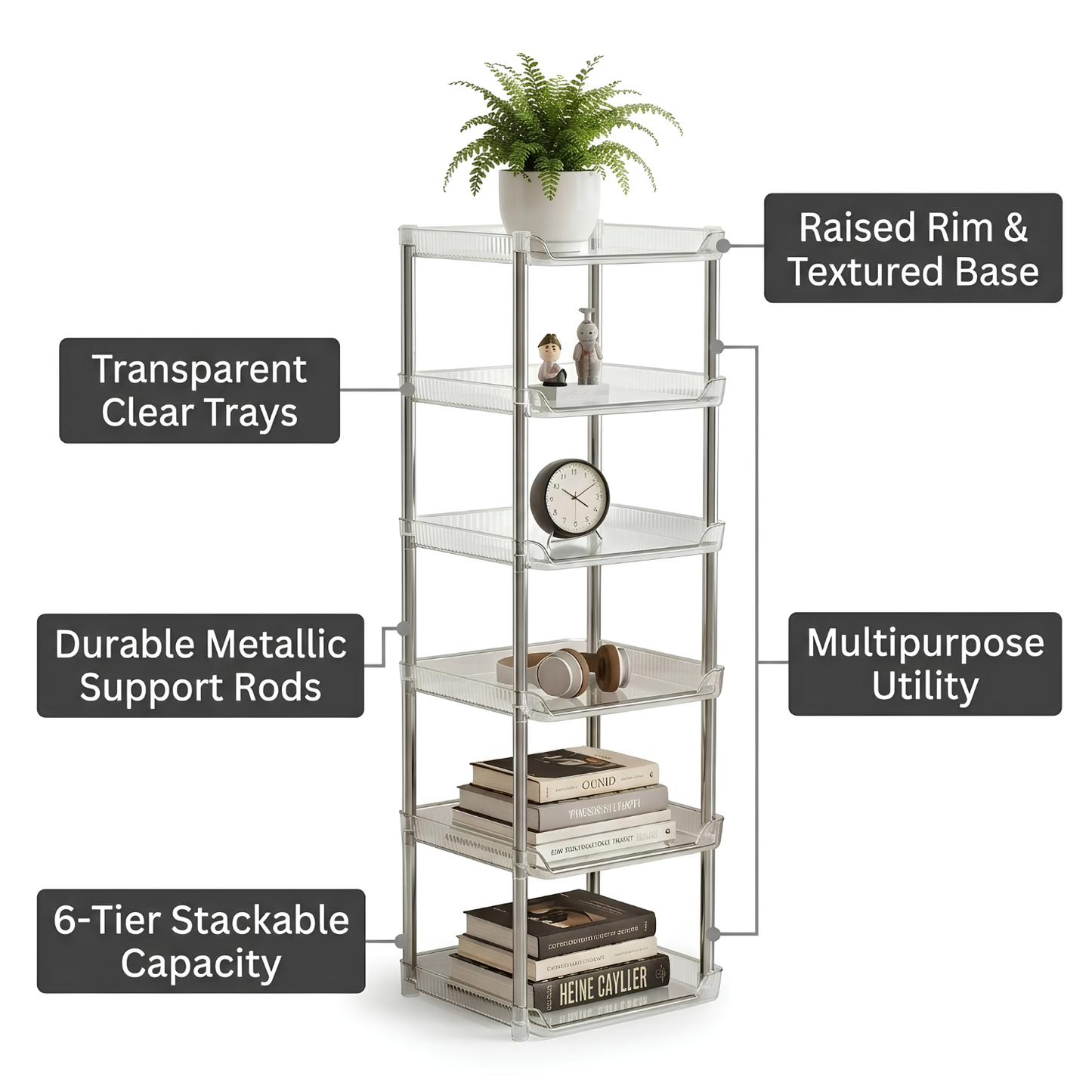 SIMPLE GLASS SHOE RACK
