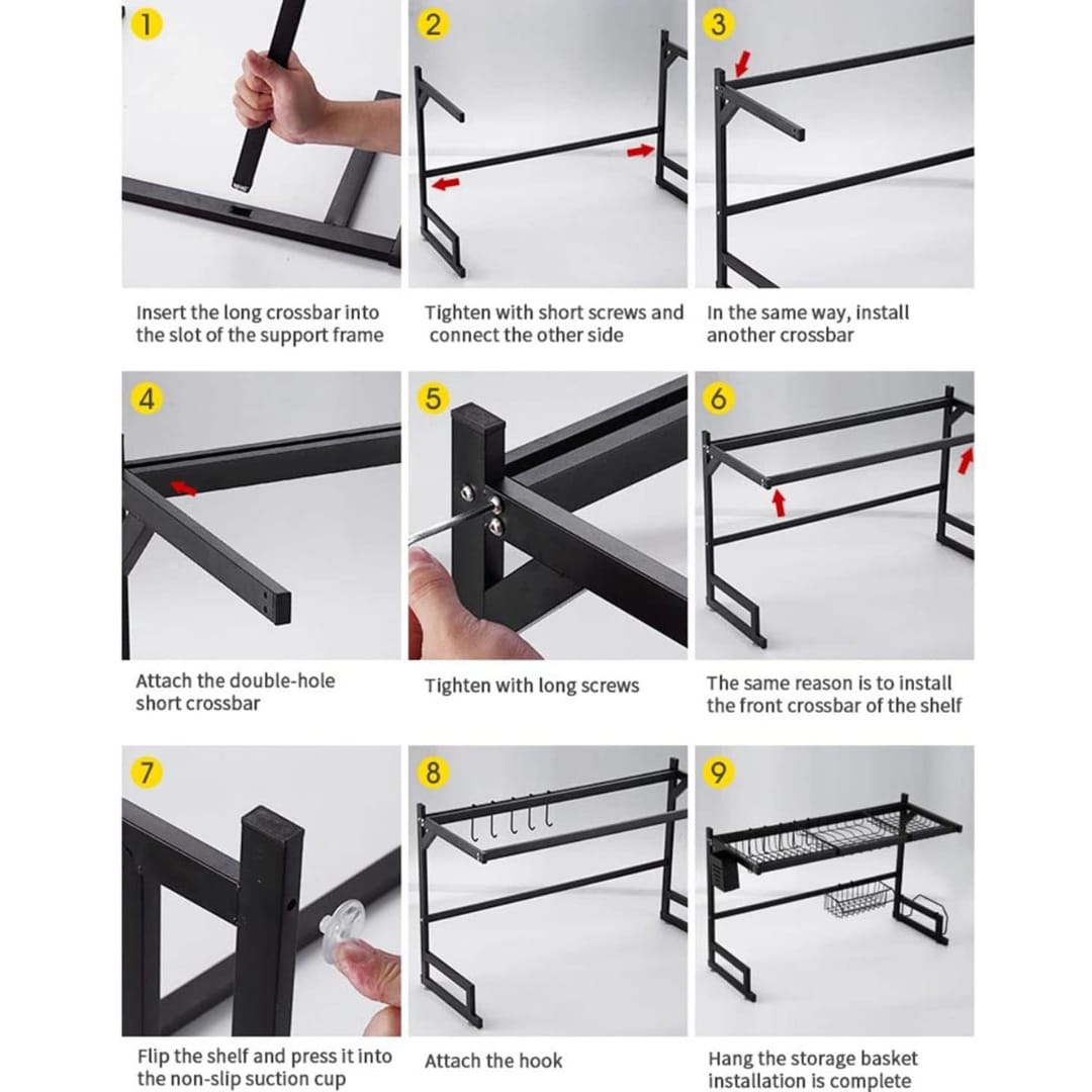 SINGLE LAYER SINK RACK