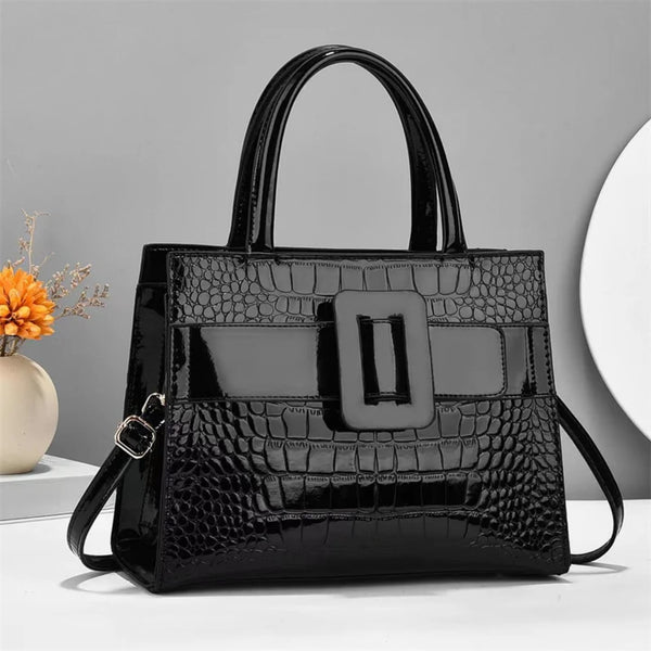 CROCO HANDBAG