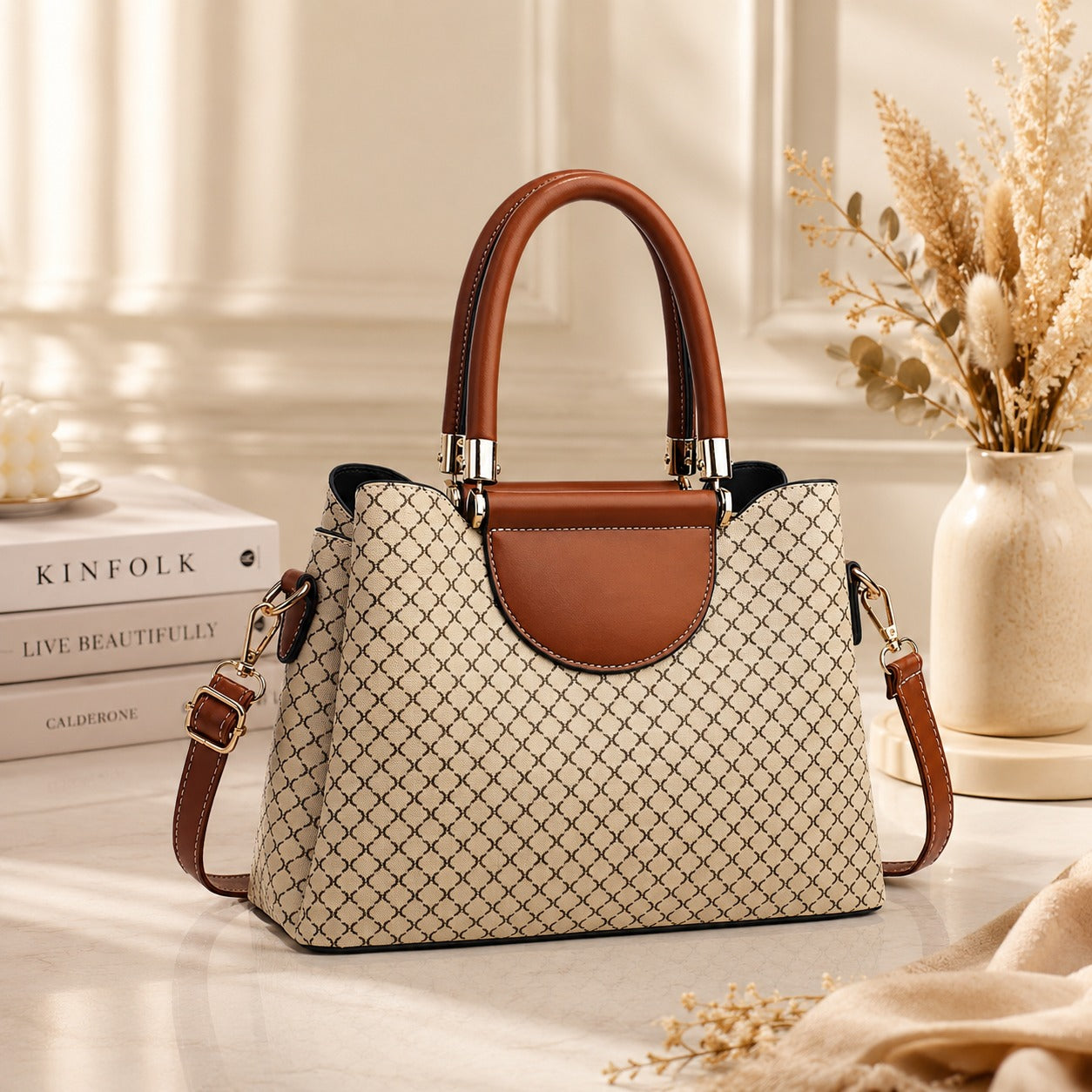 LV CHECK HANDBAG