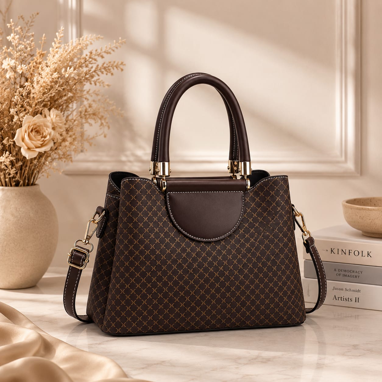 LV CHECK HANDBAG