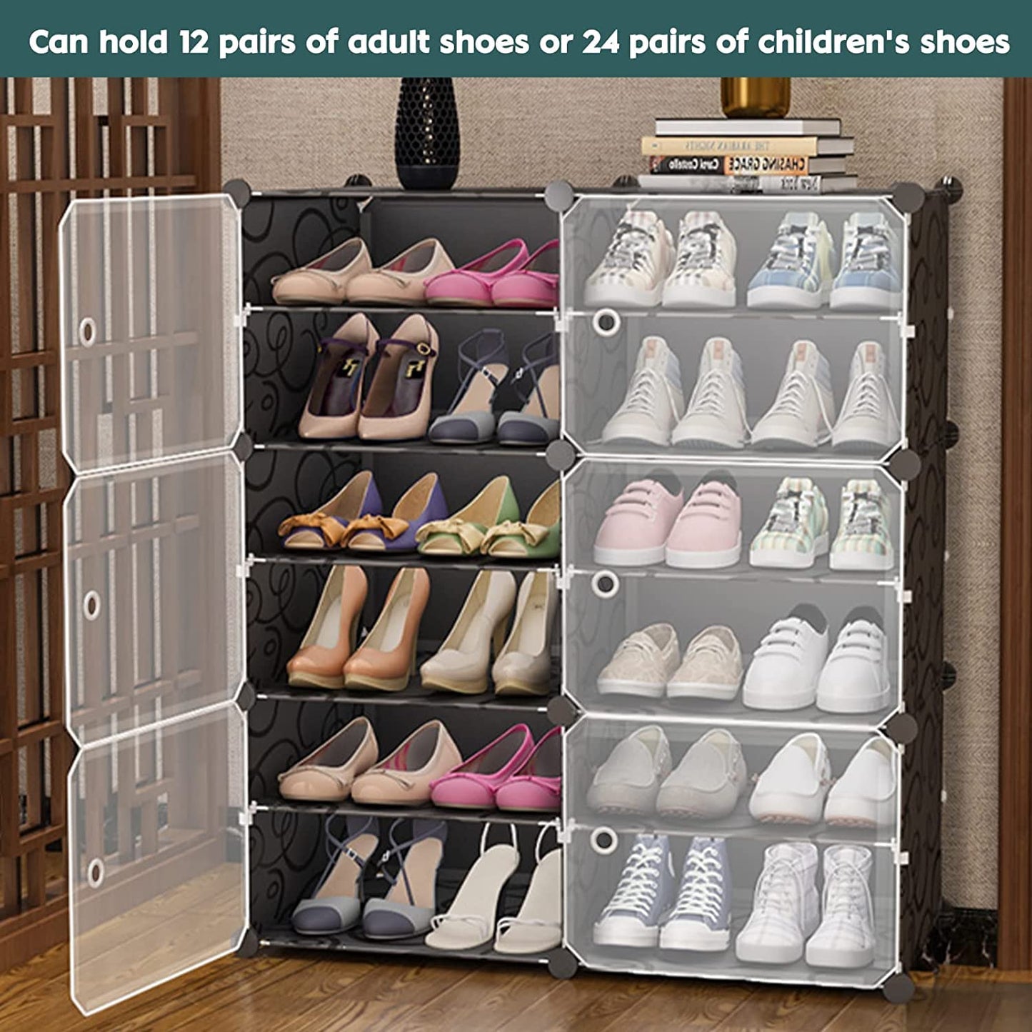 6 TIER SHOE CABINET