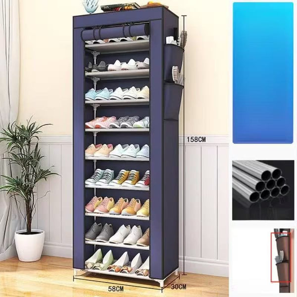 10 TIER SHOE RACK