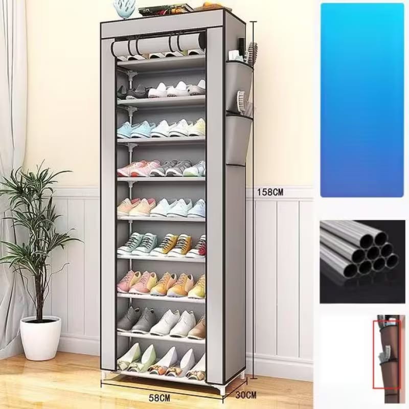 10 TIER SHOE RACK
