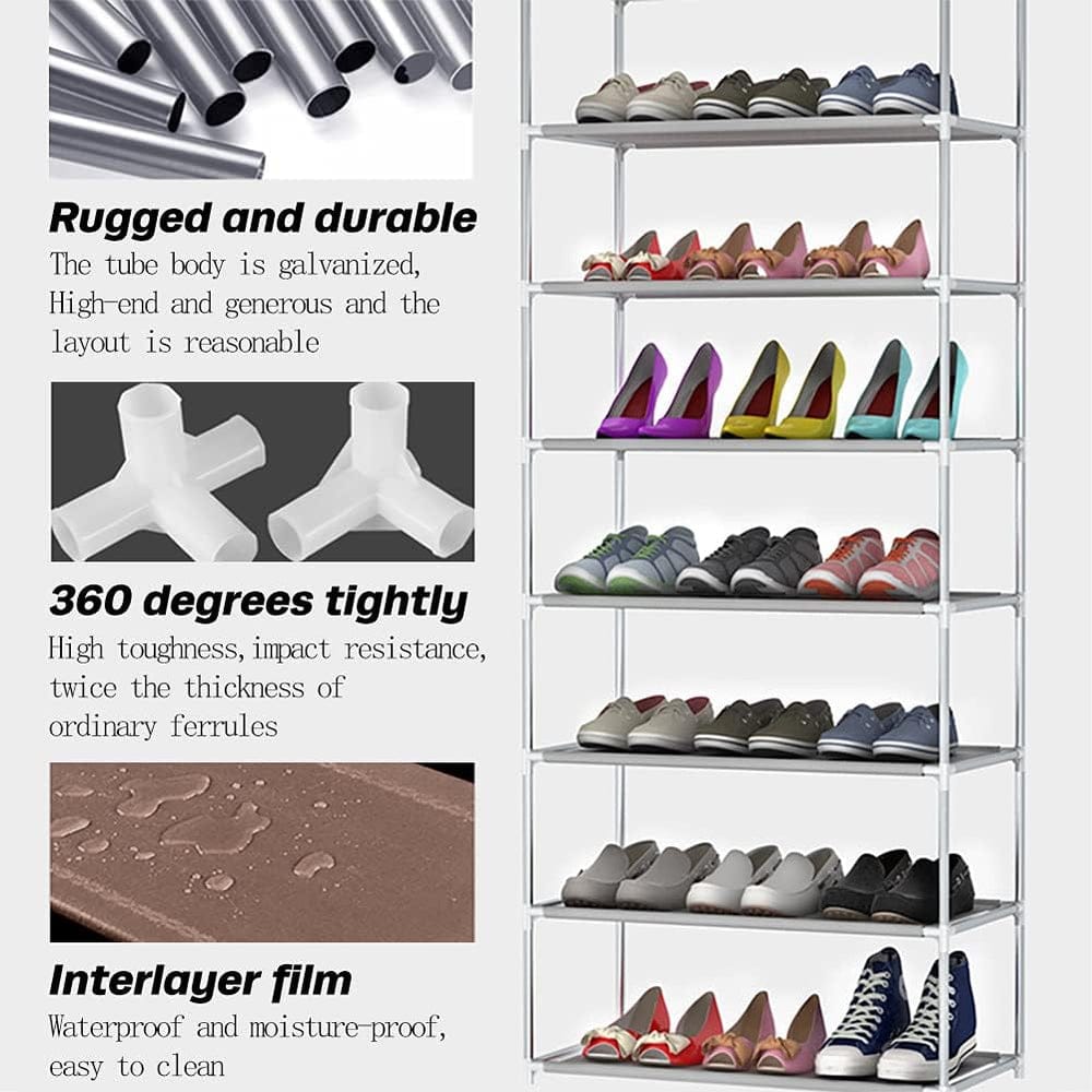 10 TIER SHOE RACK