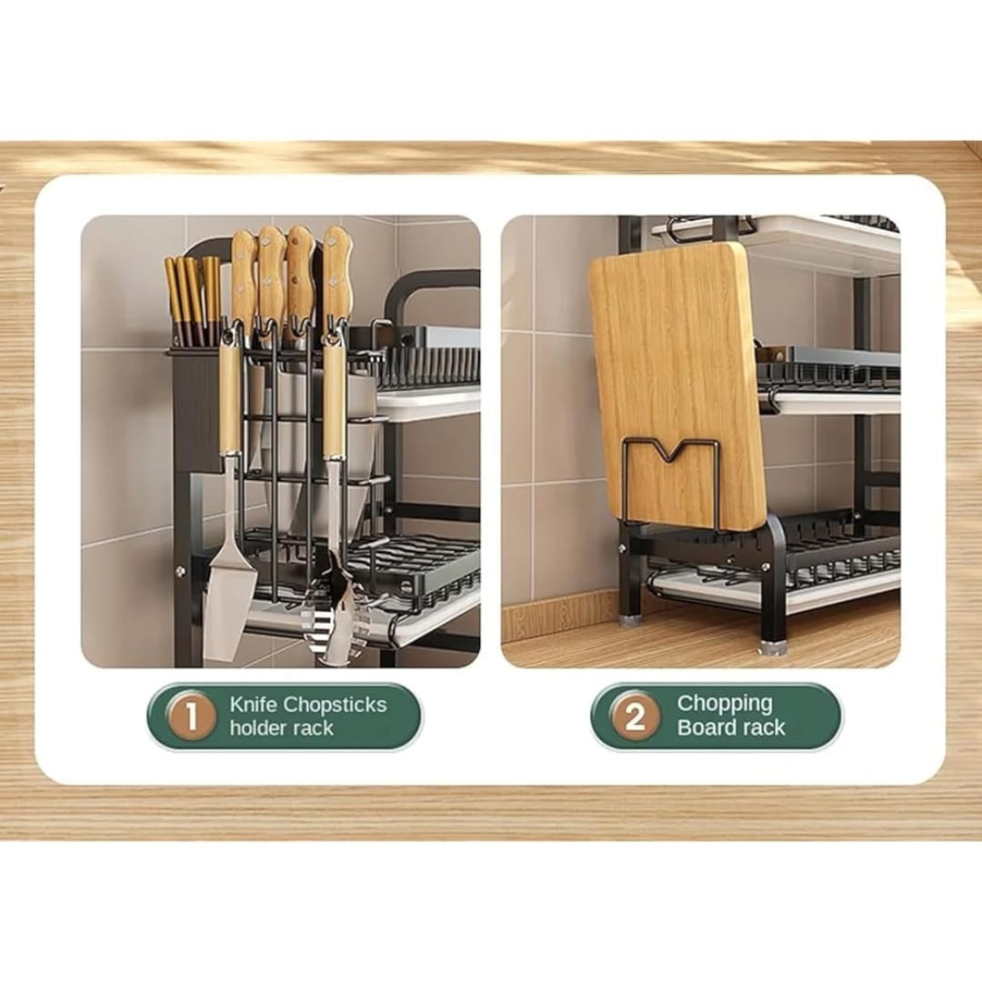 3 LAYER DISH RACK METAL