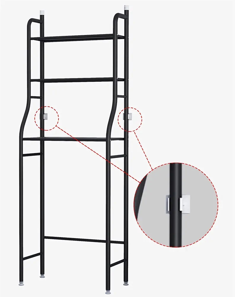 TOILET RACK BLACK