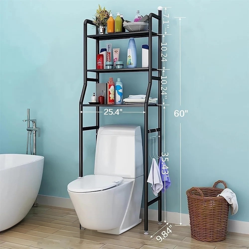 TOILET RACK BLACK