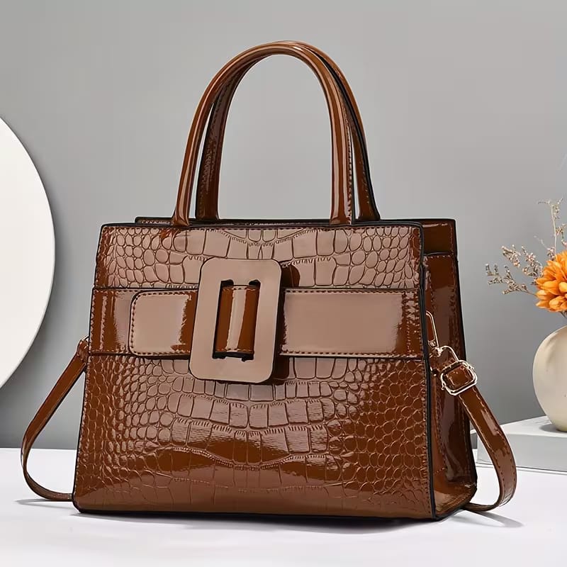 CROCO HANDBAG